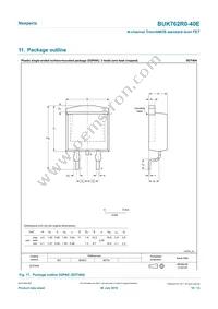 BUK762R0-40E Datasheet Page 10