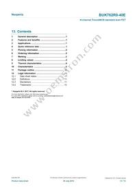 BUK762R0-40E Datasheet Page 13