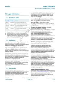 BUK762R6-40E Datasheet Page 11
