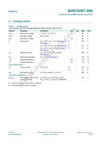 BUK762R7-30B Datasheet Page 3