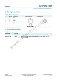 BUK7635-100A Datasheet Page 2