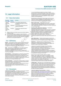 BUK763R1-60E Datasheet Page 11