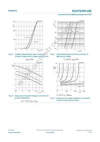 BUK764R0-40E Datasheet Page 7