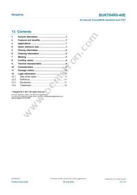 BUK764R0-40E Datasheet Page 13