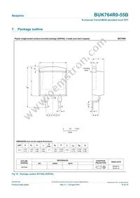 BUK764R0-55B Datasheet Page 10