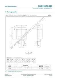 BUK764R3-40B Datasheet Page 11