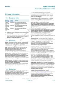 BUK765R3-40E Datasheet Page 11