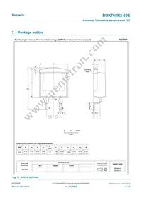 BUK768R3-60E Datasheet Page 9