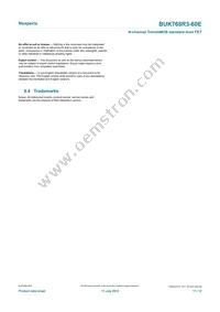 BUK768R3-60E Datasheet Page 11