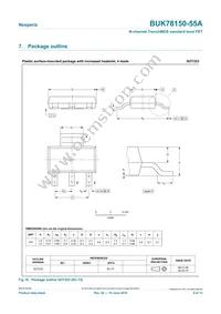 BUK78150-55A Datasheet Page 9