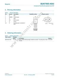 BUK7905-40AI Datasheet Page 2