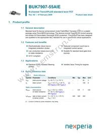 BUK7907-55AIE Datasheet Cover