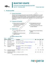 BUK7907-55ATE Datasheet Cover