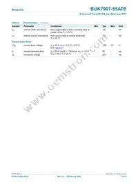 BUK7907-55ATE Datasheet Page 7