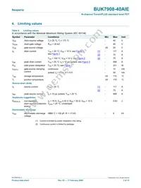 BUK7908-40AIE Datasheet Page 3