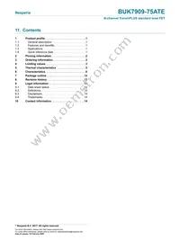 BUK7909-75ATE Datasheet Page 15