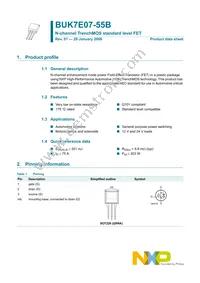 BUK7E07-55B Datasheet Page 2