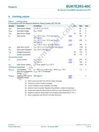 BUK7E2R3-40C Datasheet Page 3