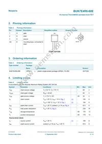 BUK7E4R6-60E Datasheet Page 2