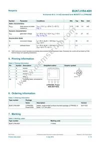BUK7J1R4-40HX Datasheet Page 2