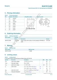 BUK7K12-60EX Datasheet Page 2