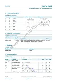 BUK7K15-80EX Datasheet Page 2