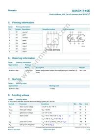 BUK7K17-60EX Datasheet Page 2