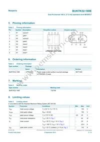 BUK7K32-100EX Datasheet Page 2
