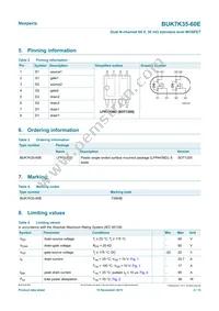 BUK7K35-60EX Datasheet Page 2