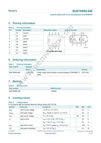 BUK7K6R8-40E Datasheet Page 2