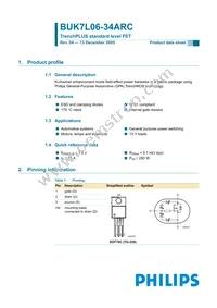 BUK7L06-34ARC Datasheet Cover