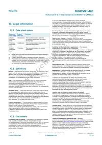 BUK7M21-40EX Datasheet Page 11