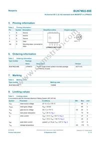 BUK7M22-80EX Datasheet Page 2