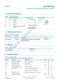 BUK7M27-80EX Datasheet Page 2