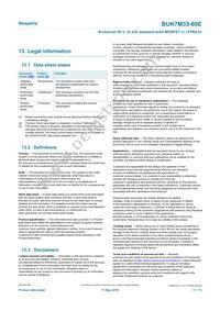 BUK7M33-60EX Datasheet Page 11