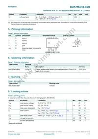 BUK7M3R3-40HX Datasheet Page 2