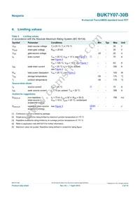 BUK7Y07-30B Datasheet Page 3