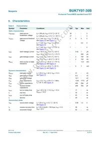BUK7Y07-30B Datasheet Page 6
