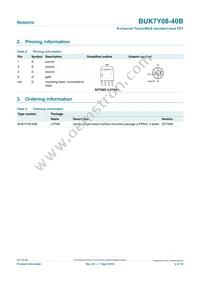 BUK7Y08-40B/C Datasheet Page 2