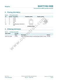 BUK7Y102-100B Datasheet Page 2