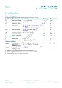 BUK7Y102-100B Datasheet Page 3