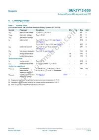BUK7Y12-55B Datasheet Page 3
