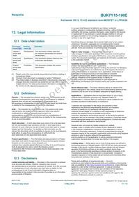 BUK7Y15-100EX Datasheet Page 11
