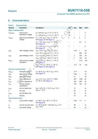 BUK7Y18-55B Datasheet Page 6