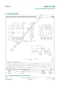 BUK7Y18-75B Datasheet Page 10