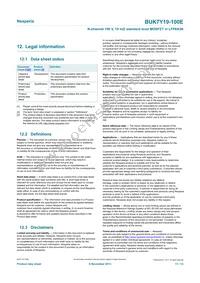 BUK7Y19-100EX Datasheet Page 11