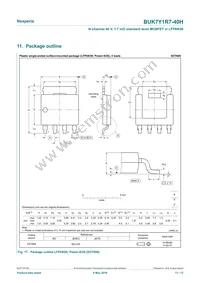 BUK7Y1R7-40HX Datasheet Page 11