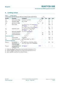 BUK7Y20-30B Datasheet Page 3