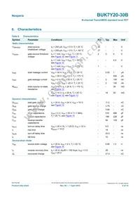 BUK7Y20-30B Datasheet Page 6