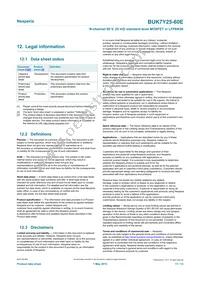 BUK7Y25-60EX Datasheet Page 11